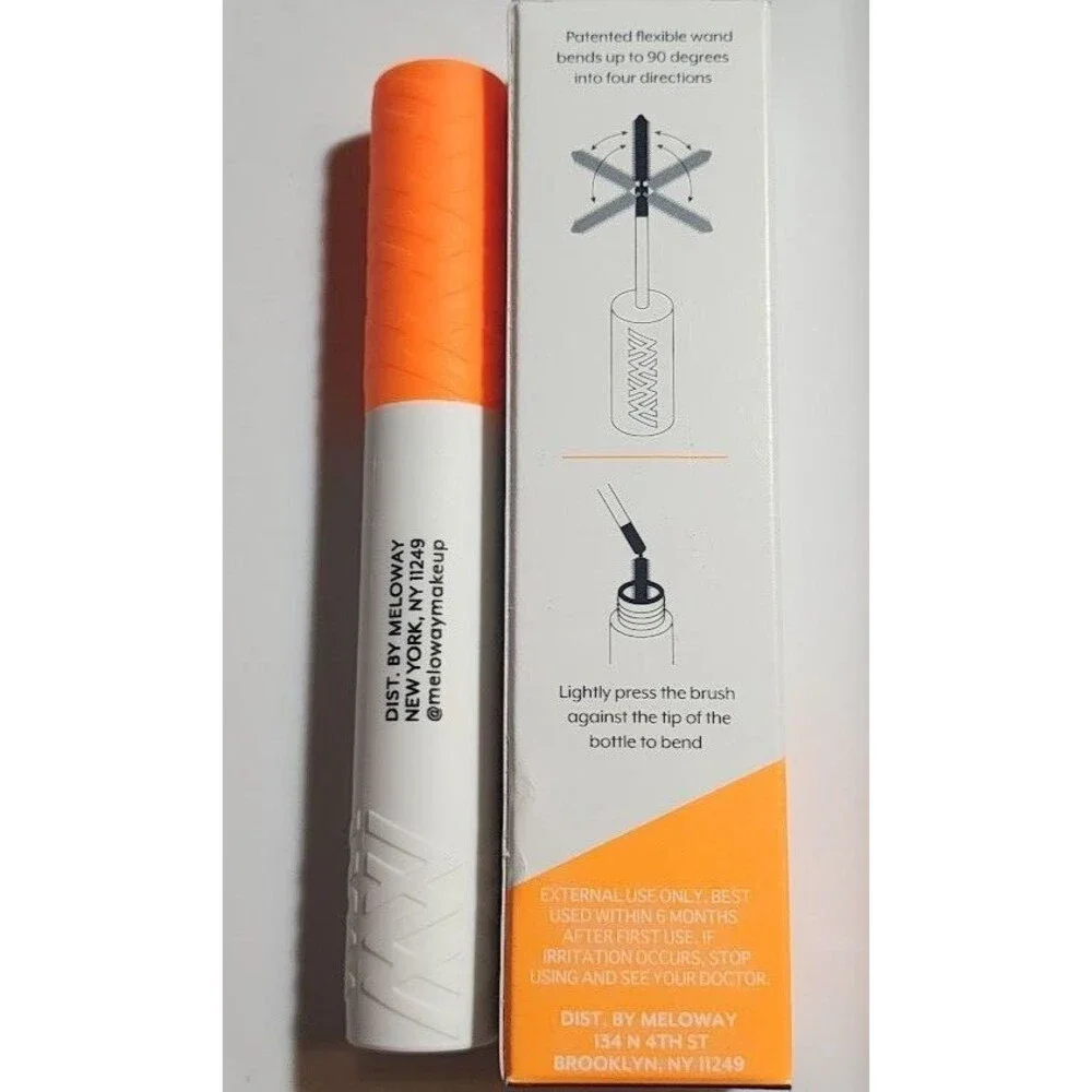 Meloway Your Way Mascara Color Shade Super Black Flexible Wand Volume 7.5 ml NIB
